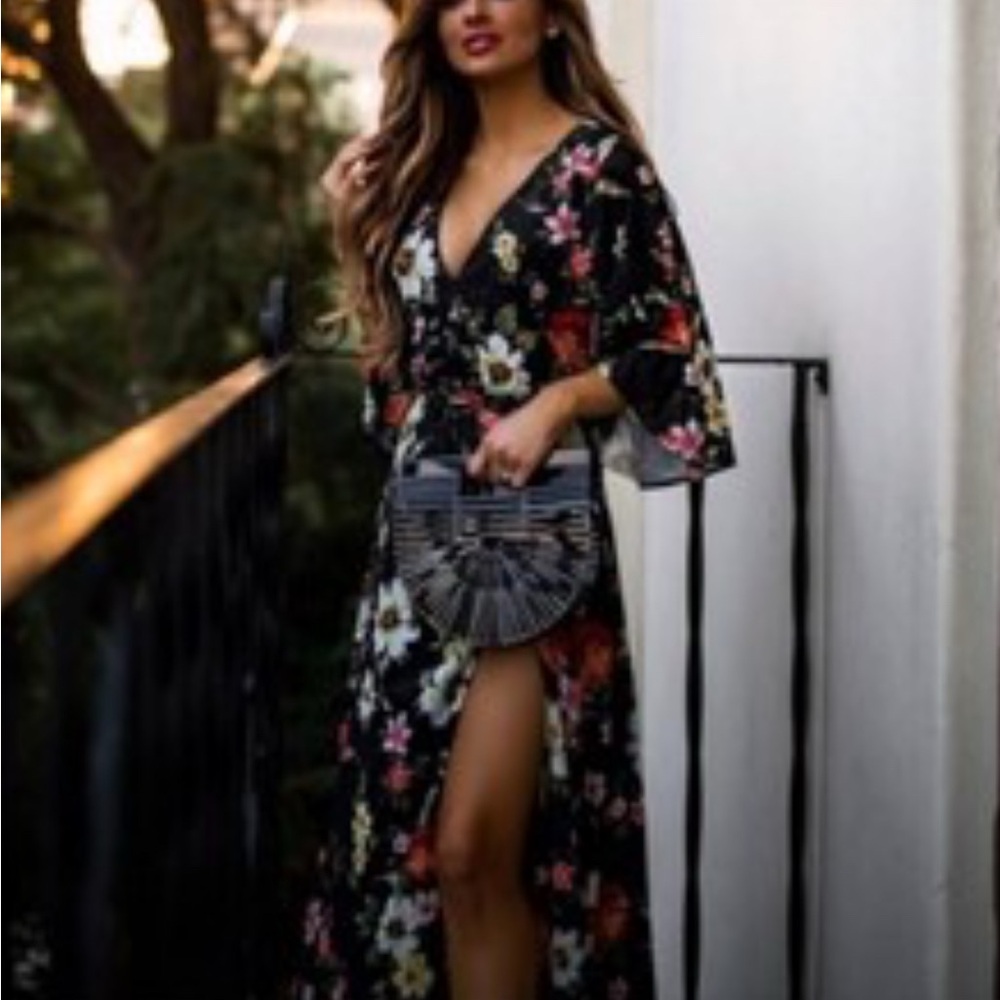 Yumi Kim Desire Maxi Dress in Brookhaven Black floral